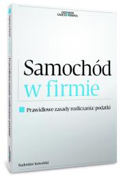 Okładka książki Samochód w firmie