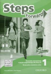 Steps Forward 1 Materiału ćwiczeniowe & Online Praktice wers. Autor: Wheeldon Sylvia, Shipton Paul. Dadada.pl Okładka książki Steps Forward 1 Materiału ćwiczeniowe & Online Praktice wers