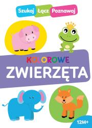 Okładka książki Szukaj, łącz, poznawaj! Kolorowe zwierzęta