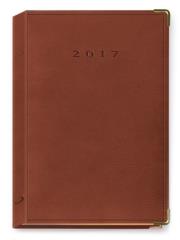 Opakowanie Terminarz 2017 A5 LUX złocony - brązowy