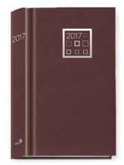 Opakowanie Terminarz 2017 - B6 bordowy