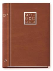 Opakowanie Terminarz 2017 - B6 brązowy