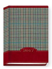 Opakowanie Terminarz 2017 - B7 kratka czerwona