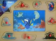 Opakowanie Układanka drewniana z pinezkami Gdzie jest Dory