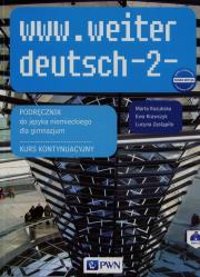 www.weiter deutsch 2 Podręcznik + CD Kurs kontynuacyjny. Autor: Kozubska Marta, Zastąpiło Lucyna. Dadada.pl Okładka książki www.weiter deutsch 2 Podręcznik + CD Kurs kontynuacyjny