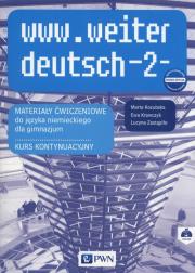 www.weiter_deutsch 2 Materiały ćwiczeniowe. Autor: Kozubska Marta, Zastąpiło Lucyna. Dadada.pl Okładka książki www.weiter_deutsch 2 Materiały ćwiczeniowe