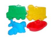 Opakowanie Zestaw Nr258: foremki (wywrotka + lokomotywa + samolot), statek 'Junga'