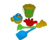 Opakowanie Zestaw Nr383: wiaderko-kwiatek średnie Nr3, sito-kwiatek średnie Nr3, łopatka Nr5, grabki Nr5, foremka