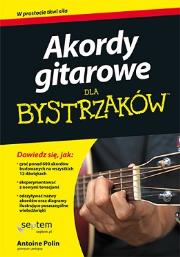Akordy gitarowe dla bystrzaków. Autor: Antoine Polin. Dadada.pl Okładka książki Akordy gitarowe dla bystrzaków