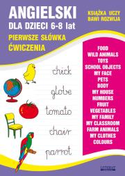 Angielski dla dzieci 6-8 lat. Autor: Bednarska Joanna. Dadada.pl Okładka książki Angielski dla dzieci 6-8 lat
