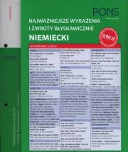 Błyskawicznie zwroty i wyrażenia niemieckie. Autor:   Praca zbiorowa. Dadada.pl Okładka książki Błyskawicznie zwroty i wyrażenia niemieckie