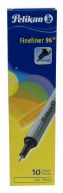 Opakowanie Cienkopis 96 0,4 MM Żółty (10szt)