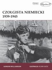 Czołgista niemiecki 1939-1945. Autor: Gordon Williamson. Dadada.pl Okładka książki Czołgista niemiecki 1939-1945