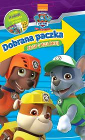 Okładka książki Dobrana Paczka Złap i koloruj Psi Patrol