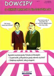 Okładka książki Dowcipy o sekretarkach i blondynkach LITERAT