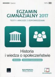 Egzamin gimnazjalny 2017. Testy i arkusze. Przedmioty humani. Autor: Balicki Adam, Pustuła Edyta, Smuda Marek. Dadada.pl Okładka książki Egzamin gimnazjalny 2017. Testy i arkusze. Przedmioty humani