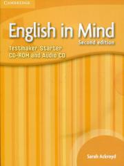 English in Mind Starter Level Testmaker CD-ROM and Audio CD. Autor: Greenwood Sarah. Dadada.pl Okładka książki English in Mind Starter Level Testmaker CD-ROM and Audio CD