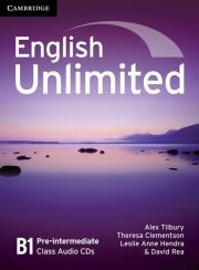 English Unlimited Pre-intermediate Class Audio 3CD. Autor: Tilbury Alex, Clementson Theresa, Hendra Leslie Anne. Dadada.pl Okładka książki English Unlimited Pre-intermediate Class Audio 3CD