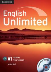 English Unlimited Starter Coursebook with e-Portfolio. Autor: Doff Adrian. Dadada.pl Okładka książki English Unlimited Starter Coursebook with e-Portfolio