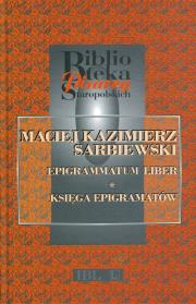 Okładka książki Epigrammatum liber Księga epigramatów