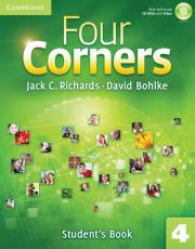 Four Corners 4 Student's Book+ CD. Autor: Jack C. Richards and Carlos Barbisan, Bohlke David. Dadada.pl Okładka książki Four Corners 4 Student's Book+ CD