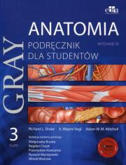 Okładka książki Gray Anatomia Podręcznik dla studentów Tom 3