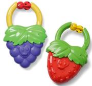 Opakowanie Gryzaczek wibrujący Owoce, różne rodzaje