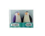 Opakowanie Gumki do mazania - mały zestaw pingwiny