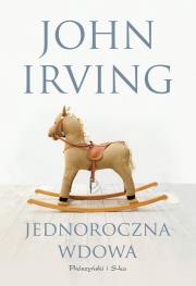 Jednoroczna wdowa. Autor: John Irving. Dadada.pl Okładka książki Jednoroczna wdowa