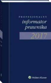 Okładka książki Kalenarz 2017  Profesjonalny Informator Prawnika