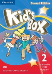 Kid's Box Level 2 Interactive DVD (NTSC) with Teacher's Booklet. Autor: Nixon Caroline, Tomlinson Michael, Elliott Karen. Dadada.pl Okładka książki Kid's Box Level 2 Interactive DVD (NTSC) with Teacher's Booklet