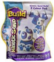 Opakowanie Kinetic Sand Build. Piasek konstrukcyjny 2 kolory niebieski-