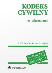 Kodeks cywilny ze schematami. Autor: Baranek Rafał, Zamojski Łukasz. Dadada.pl Okładka książki Kodeks cywilny ze schematami