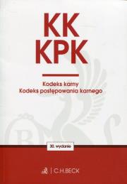 Okładka książki Kodeks karny Kodeks postępowania karnego