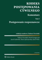 Okładka książki Kodeks postępowania cywilnego Komentarz
