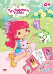 Okładka książki Kolorowanka i naklejki. Truskawkowe Ciastko