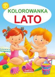 Kolorowanka Lato. Autor: Jarosław Żukowski. Dadada.pl Okładka książki Kolorowanka Lato