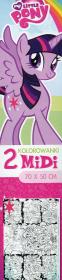 Kolorowanka midi My Little Pony. Wydawca: VERTE. Dadada.pl Opakowanie Kolorowanka midi My Little Pony