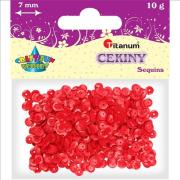 Opakowanie Konfetti Cekiny 7mm 10g czerwony (CO7/060)