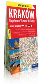 Opakowanie Kraków, Niepołomice, Skawina, Wieliczka see you! In papierowy plan miasta 1:22 000