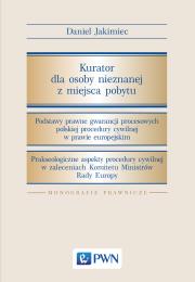 Okładka książki Kurator dla osoby nieznanej z miejsca pobytu