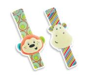 Mali kumple opaski na rączkę. Autor: Smily Play. Dadada.pl Okładka książki Mali kumple opaski na rączkę