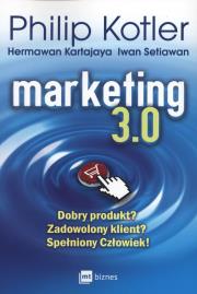 Marketing 3.0. Autor: Philip Kotler, Hermawan Kartajaya, Iwan Setiawan. Dadada.pl Okładka książki Marketing 3.0