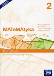 MATeMAtyka 2 Podręcznik Zakres rozszerzony Szkoła ponadgimnazjalna LO 2 ZR. Autor: Babiański Wojciech, Chańko Lech, Czarnowska Joanna. Dadada.pl Okładka książki MATeMAtyka 2 Podręcznik Zakres rozszerzony Szkoła ponadgimnazjalna LO 2 ZR