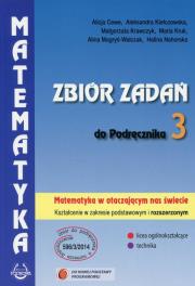 Matematyka w otaczającym nas świecie Zbiór zadań do podręcznika Zakres podstawowy i rozszerzony. Autor: Kiełczewska Aleksandra, Krawczyk Małgorzata. Dadada.pl Okładka książki Matematyka w otaczającym nas świecie Zbiór zadań do podręcznika Zakres podstawowy i rozszerzony