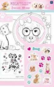 Opakowanie Mega zestaw kreatywny A2 z naklejkami Puppy Sign