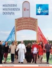 Miłosierni miłosierdzia dostąpią. Album pap. ŚDM. Autor: Grzegorz Gałązka (fot.). Dadada.pl Okładka książki Miłosierni miłosierdzia dostąpią. Album pap. ŚDM