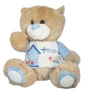 Opakowanie Miś Jeremiasz w koszulce niebieskiej 30cm