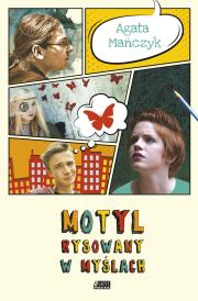 Motyl rysowany w myślach. Autor: Agata Mańczyk. Dadada.pl Okładka książki Motyl rysowany w myślach