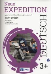 Neue Expedition Deutsch 3+ Zeszyt ćwiczeń. Autor: Betleja Jacek, Irena Nowicka, Wieruszewska Dorota. Dadada.pl Okładka książki Neue Expedition Deutsch 3+ Zeszyt ćwiczeń